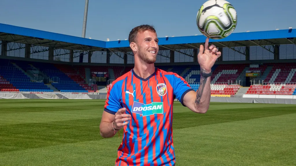 Matěj Hybš v dresu Plzně