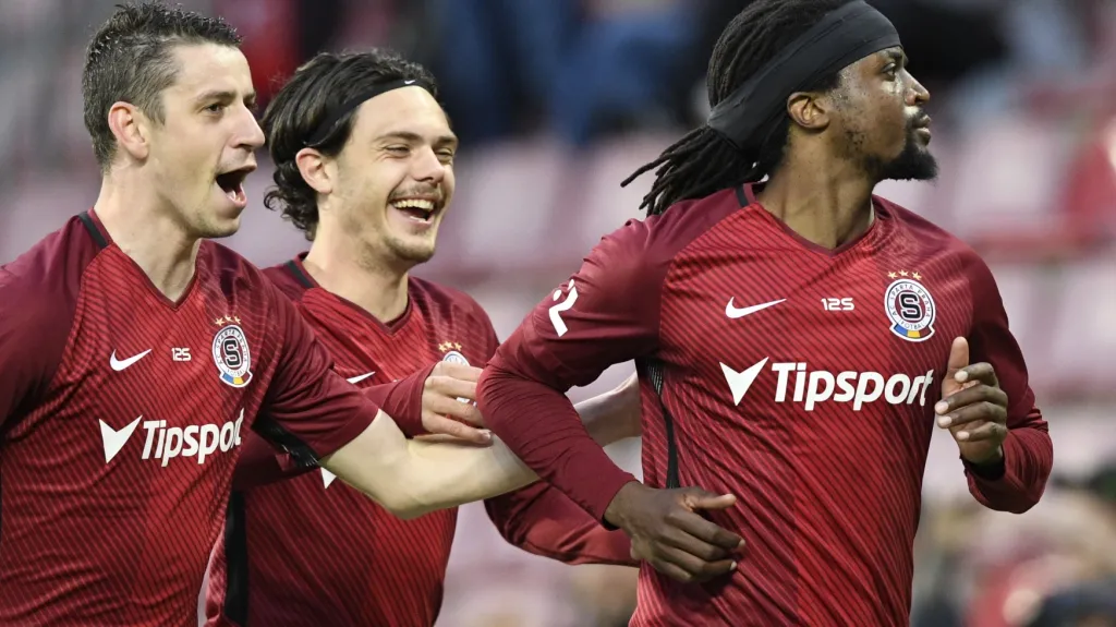 Costa slaví gól Sparty