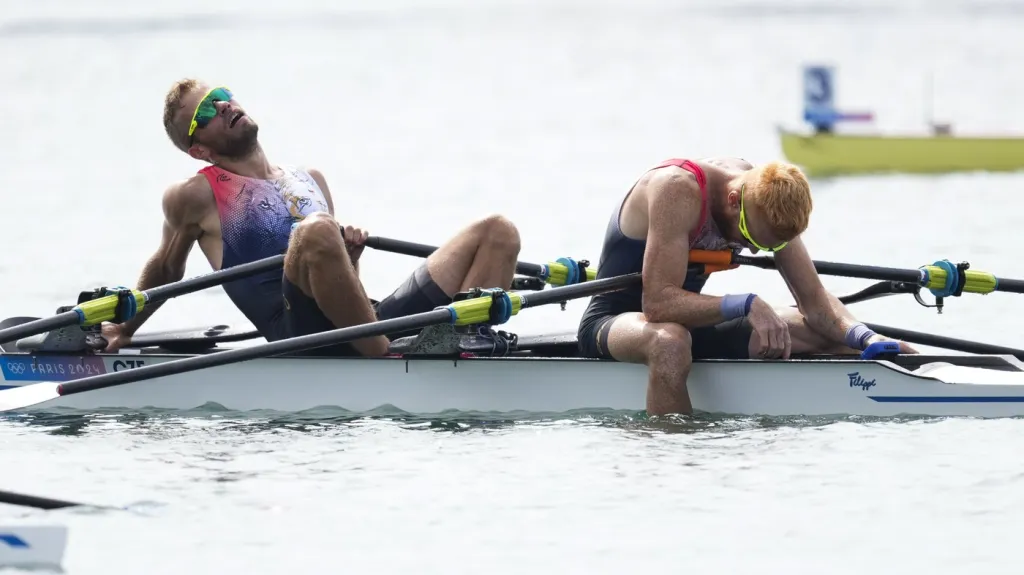 Vyčerpaní a zklamaní Miroslav Vraštil a Jiří Šimánek