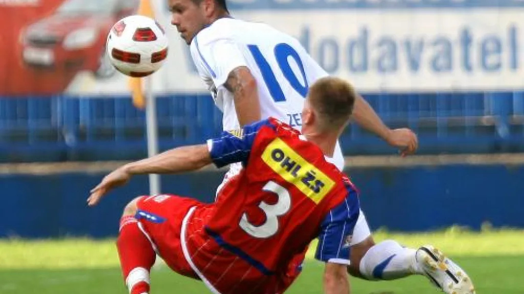 Zápas Baník Ostrava - Zbrojovka Brno