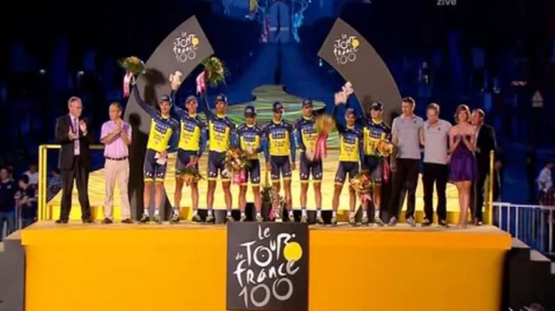 Saxo-Tinkoff s Kreuzigerem převzal cenu pro nejlepší tým