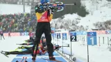 Sestřih sprintu biatlonistek v Oberhofu