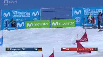 Vystoupení Ester Ledecké v semifinále paralelního slalomu