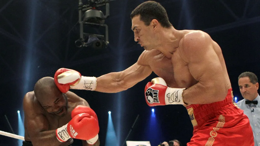 Vladimir Kličko s Jeanem-Markem Mormeckem