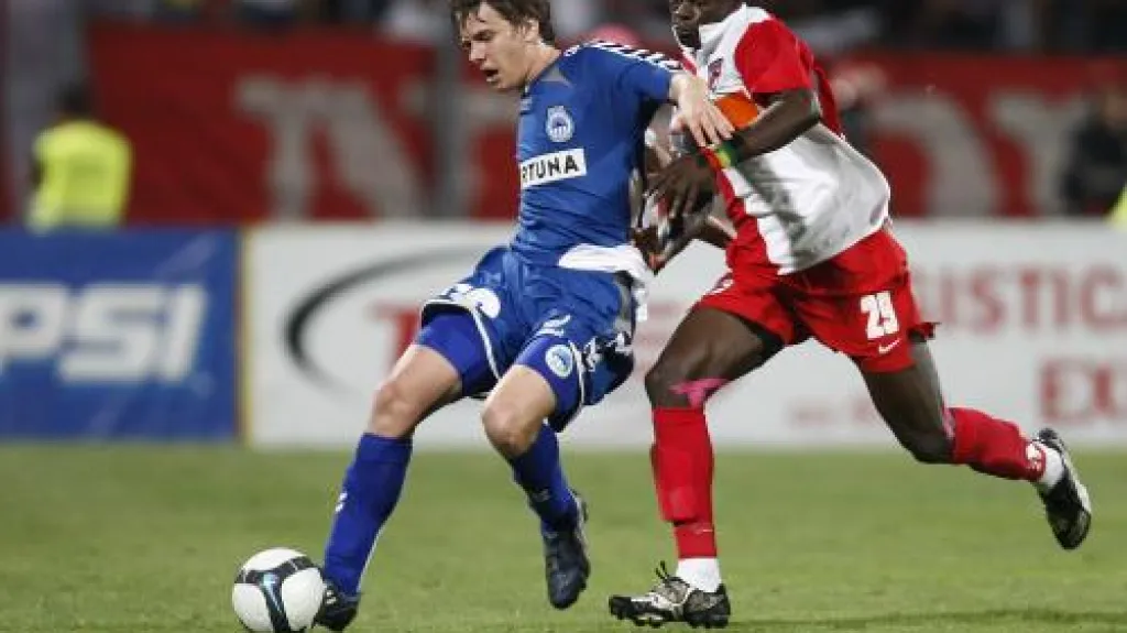 Utkání FC Slovan Liberec -Dinamo Bukurešť