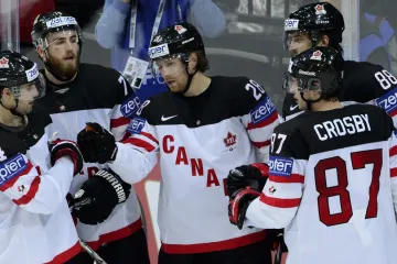 Radost hokejistů Kanady