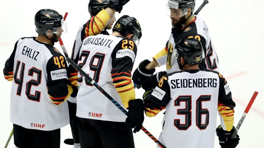 Radost hokejistů Německa