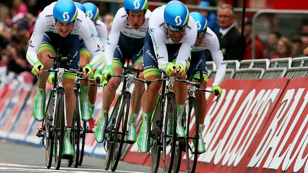 Tým Orica-GreenEDGE na Giro d'Italia