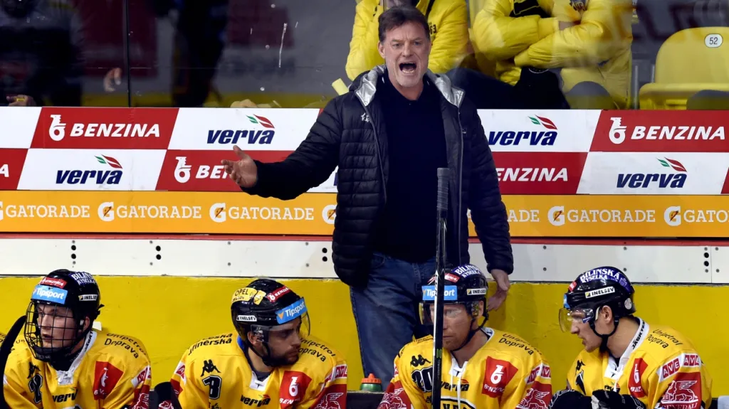 Radim Rulík na lavičce Litvínova