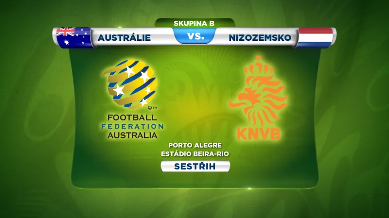 Sestřih utkání Austrálie - Nizozemsko