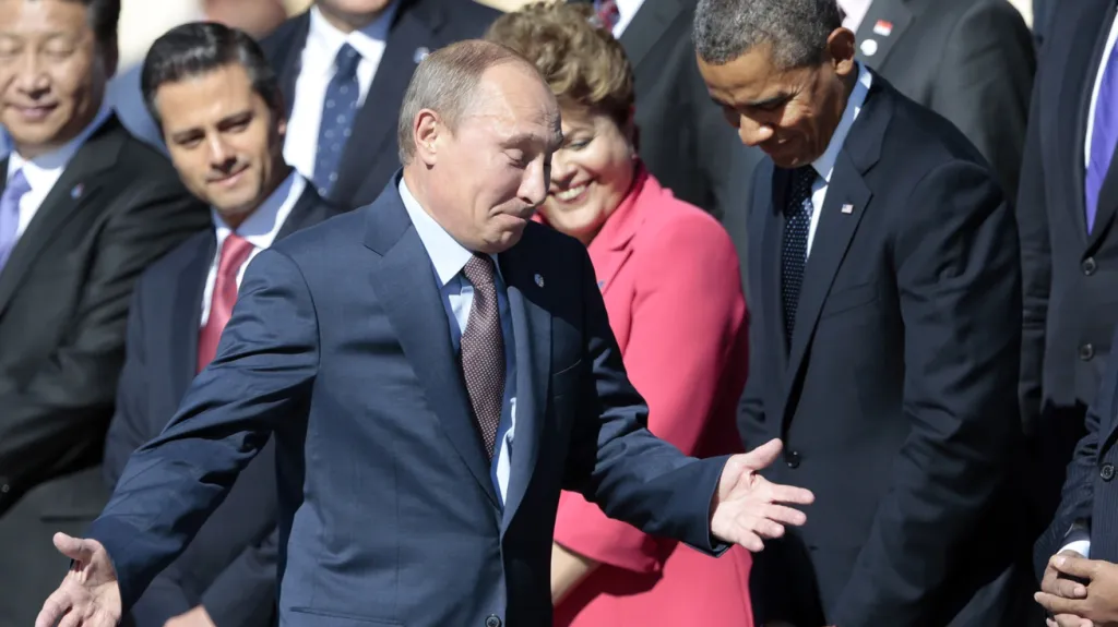 Vladimir Putin a Barack Obama
