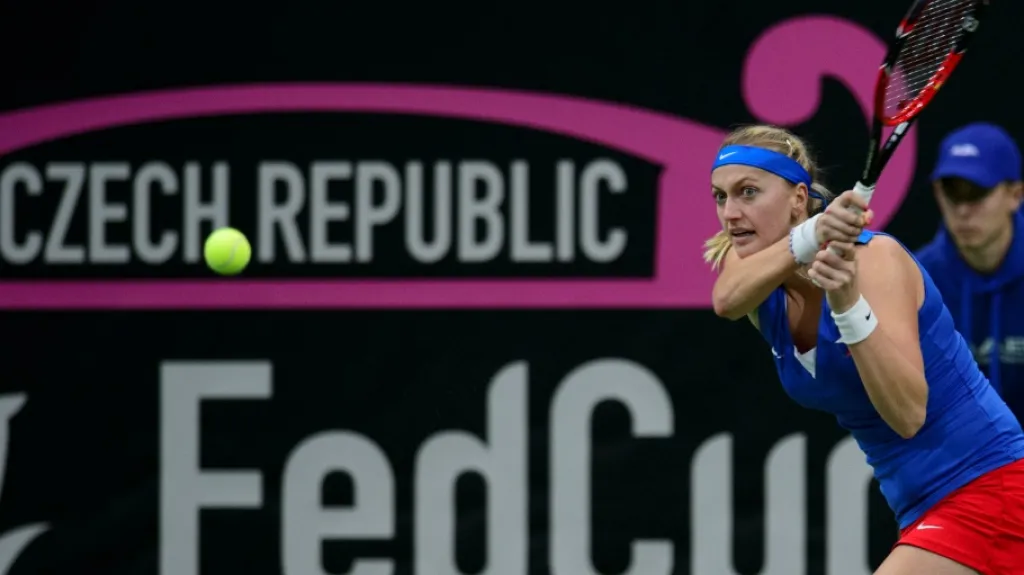 Petra Kvitová ve finále Fed Cupu