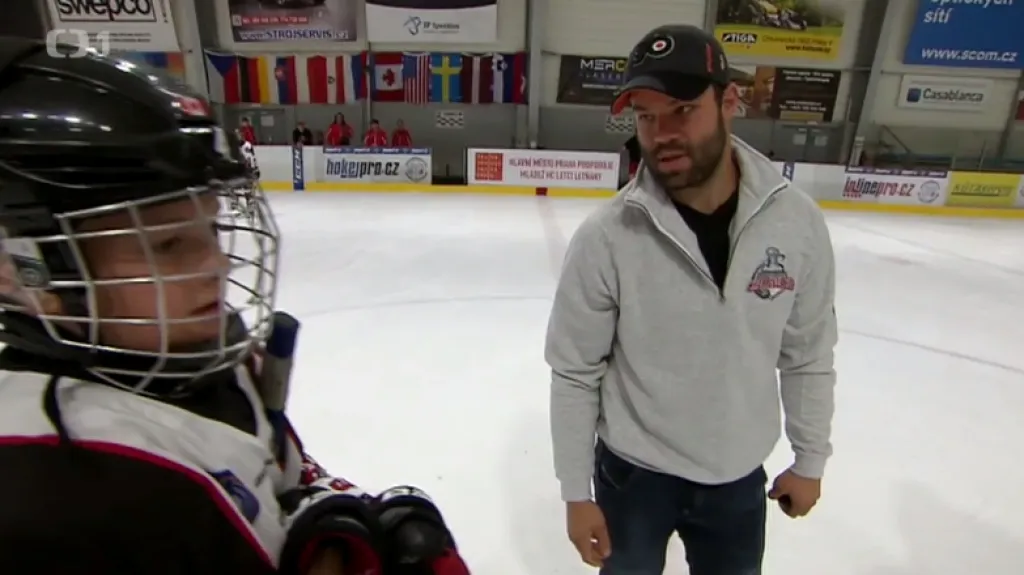 Radko Gudas vedl hokejové žáčky
