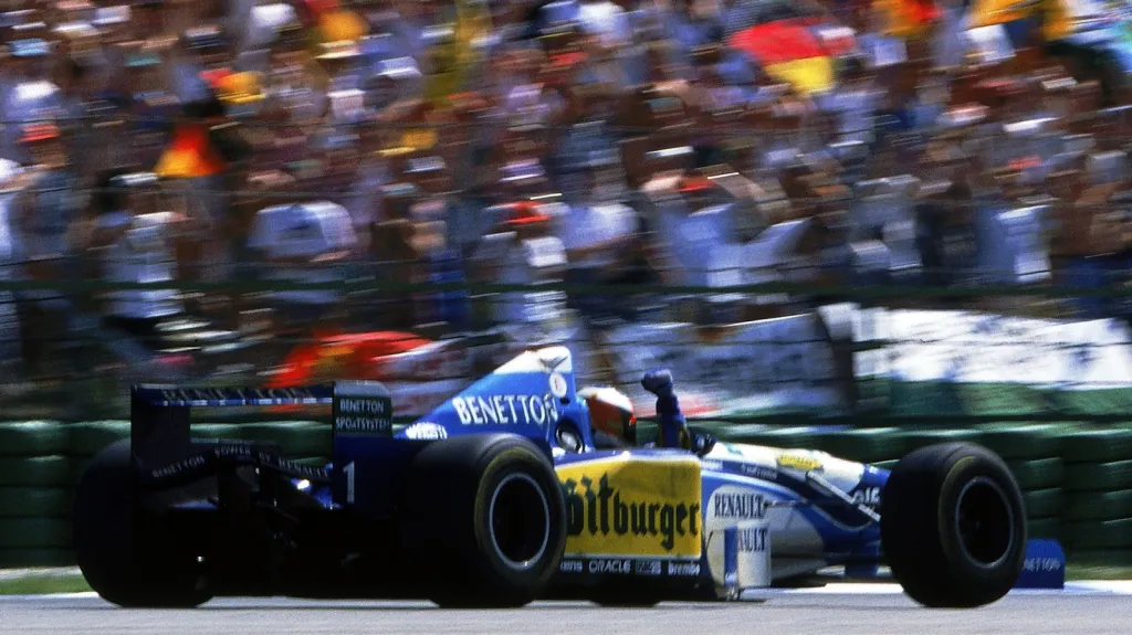 Schumacher slaví titul v roce 1995