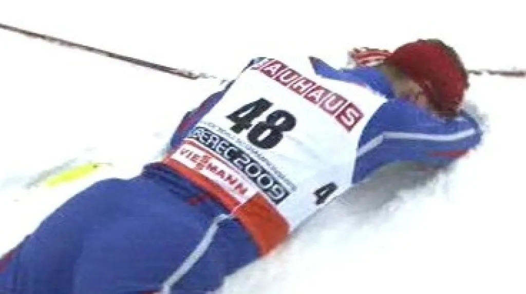 Lukáš Bauer v cíli