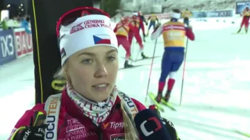 České biatlonistky před štafetou v Östersundu