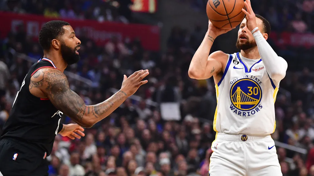 Stephen Curry v utkání s LA Clippers