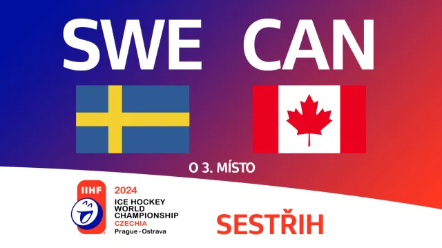Sestřih utkání Švédsko – Kanada