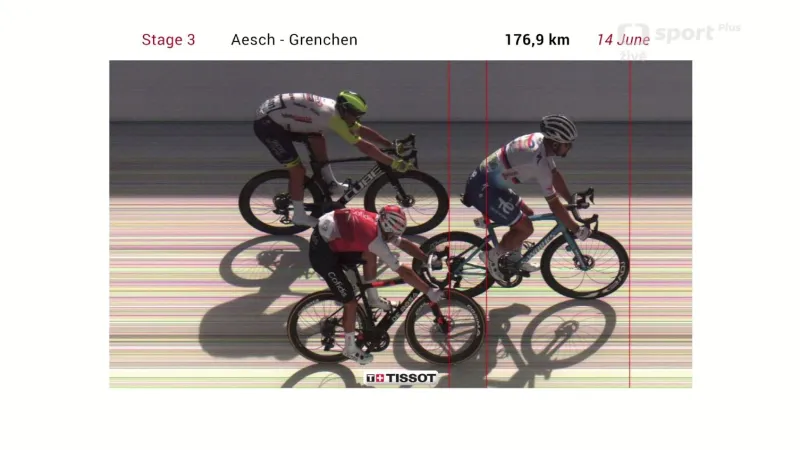 Závěr 3. etapy závodu Kolem Švýcarska