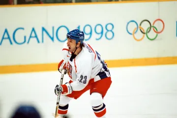 Petr Svoboda v utkání s Ruskem