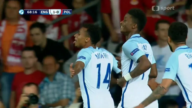 Sestřih utkání Anglie - Polsko