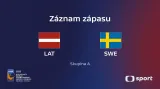 Záznam utkání Lotyšsko – Švédsko