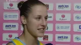 Ohlasy Kateřiny Elhotové a trenérky Natálie Hejkové po utkání USK Praha - Salamanca
