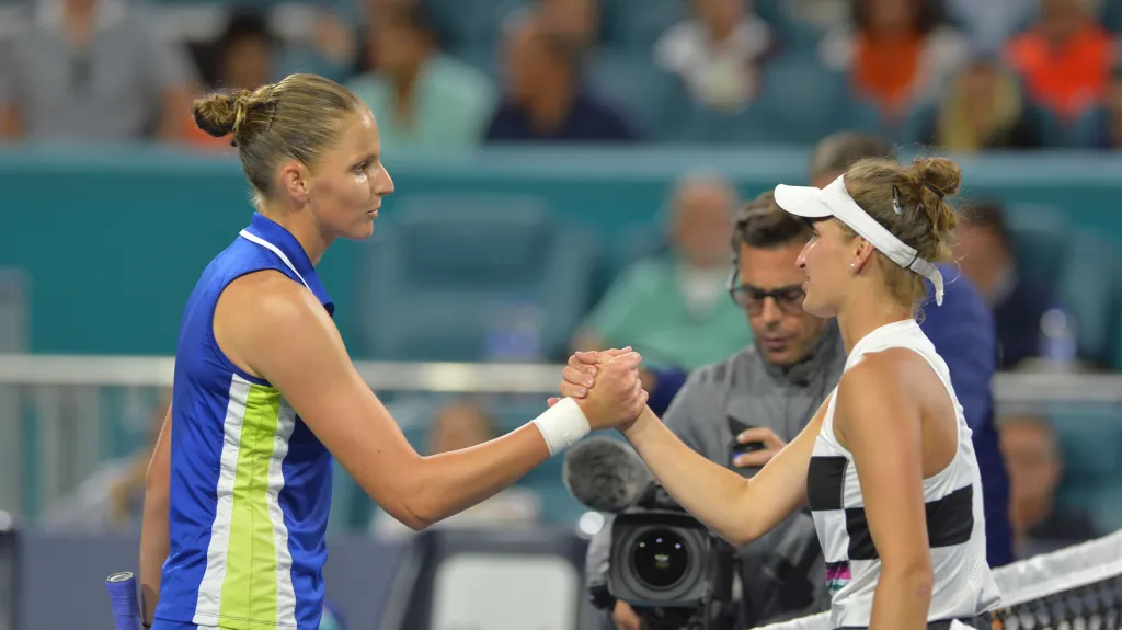 Karolína Plíšková a Markéta Vondroušová