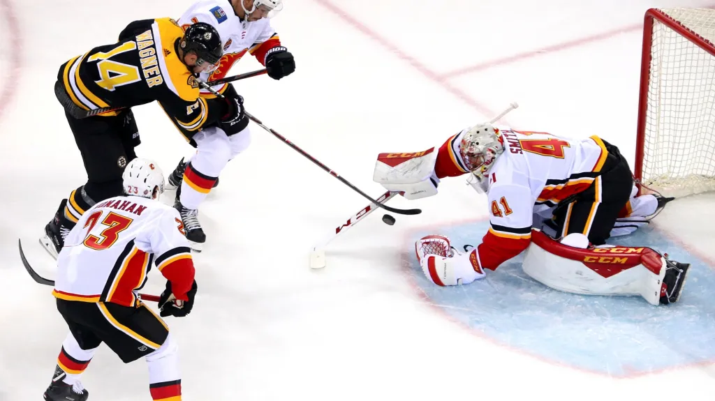 Utkání Bostonu s Calgary v Číně