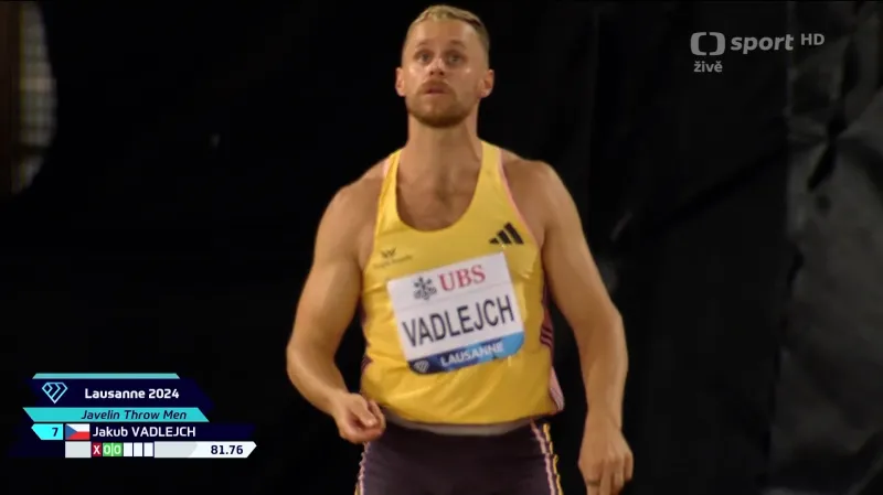 Nejdelší hod Vadlejcha v Lausanne