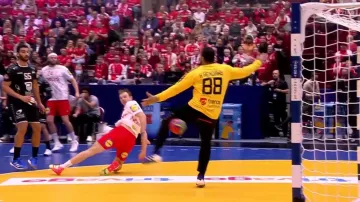 Gólparáda dánského ostrostřelce Gidsela v utkání s Egyptem