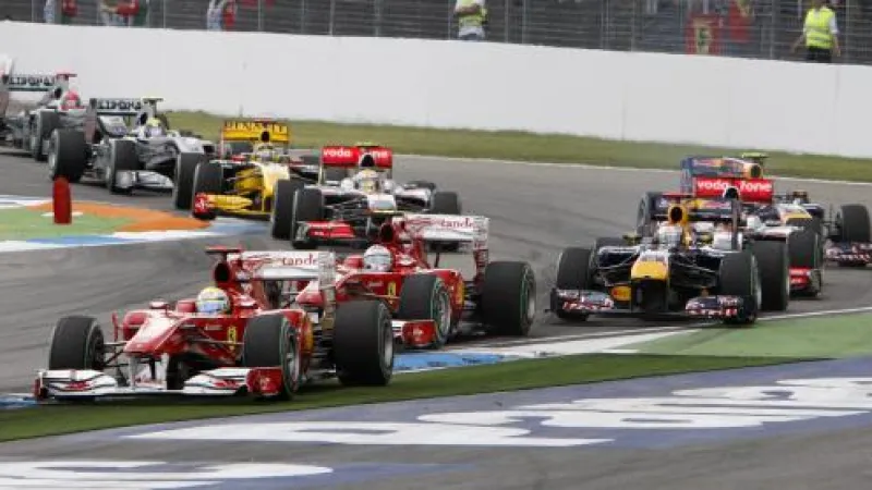 Počáteční metry závodu VC Německa