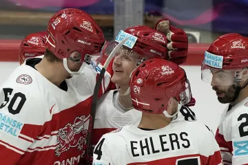 Dánská hokejová radost