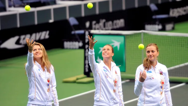 Lucie Šafářová, Andrea Hlaváčková a Petra Kvitová