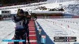 Sestřih stíhacího závodu biatlonistek v Lenzerheide