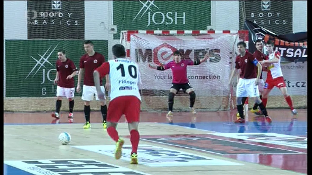 Sestřih futsalového utkání Slavia - Sparta