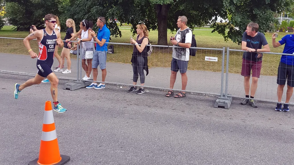 Triatlonista František Linduška na ME