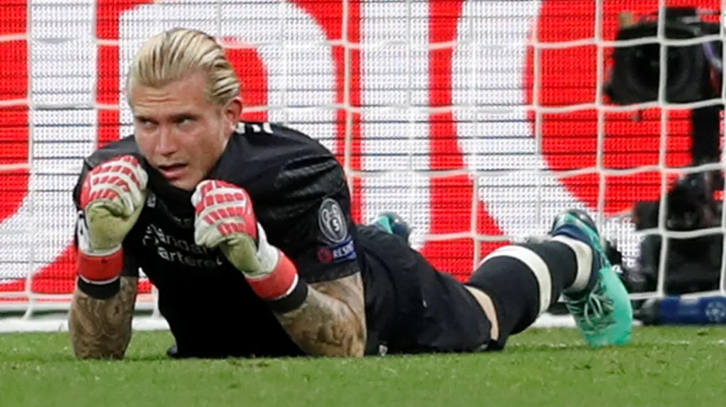 Loris Karius ve finále Ligy mistrů