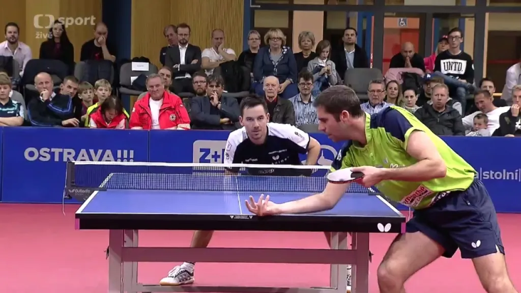 Ostravští stolní tenisté nestačili na Romagne