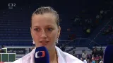 Petra Kvitová hodnotí vítězství nad Australankou Gajdošovou