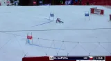 Jízda Capové v 1. kole obřího slalomu ve Špindlerově Mlýně s ohlasem