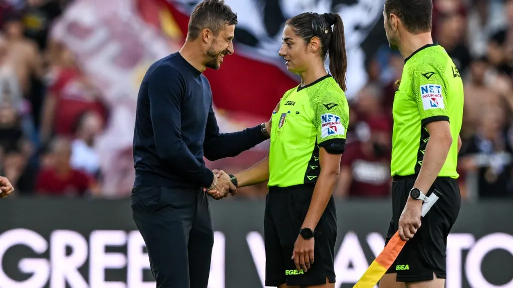 Maria Sole Ferrieriová Caputiová rozhodovala zápas Sassuolo - Salernitana