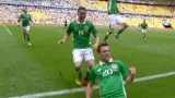 Gól v utkání Irsko - Švédsko: Hoolahan - 1:0 (48. min)