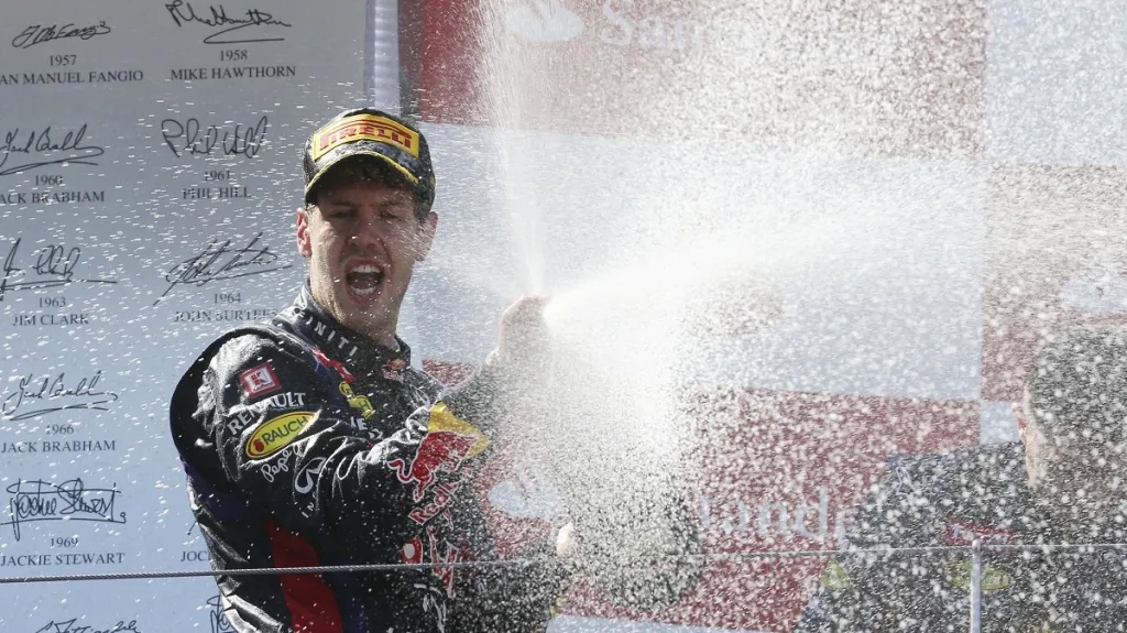 Sebastian Vettel slaví domácí triumf na Nürburgringu 