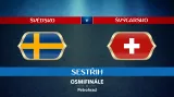 Sestřih utkání Švédsko - Švýcarsko