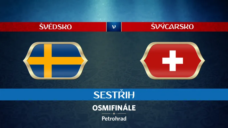 Sestřih utkání Švédsko - Švýcarsko