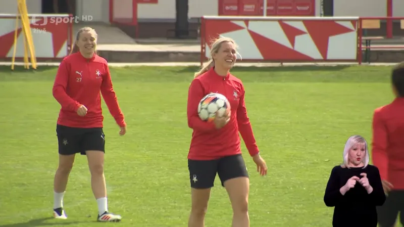 Slávistky se připravují na klíčové derby, může rozhodnout o titulu