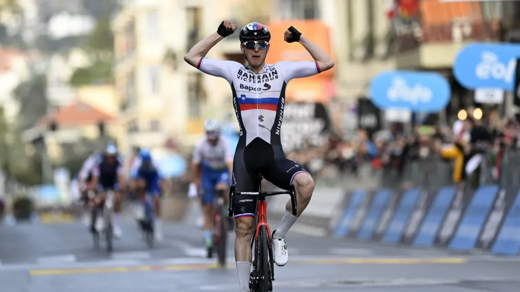 Matěj Mohorič vítězí v Sanremu