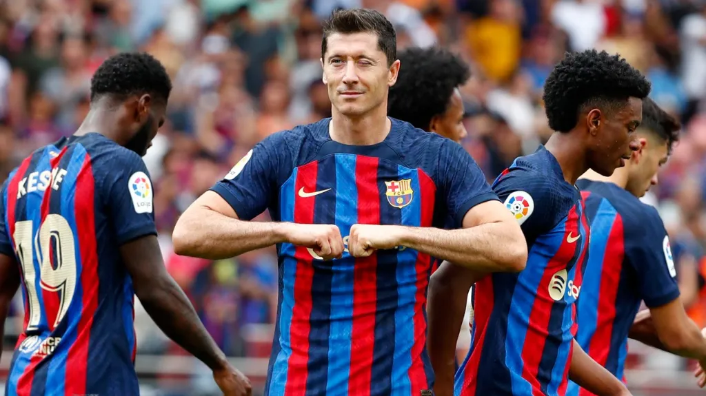 Útočník Lewandowski si připsal další dva góly