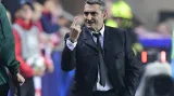 Barcelonský kouč Ernesto Valverde